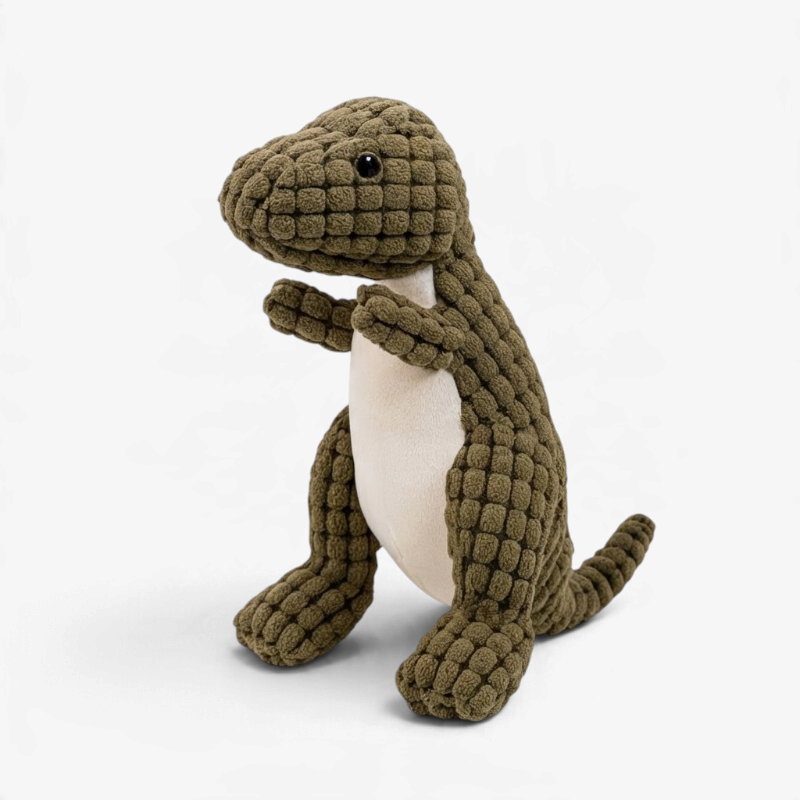 Pawrasaur - Plüss dinoszaurusz kutyajáték texturált felülettel