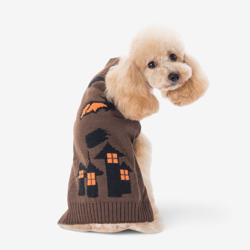 CozyGourd - Cozy Pumpkin Dog Sweater For Halloween