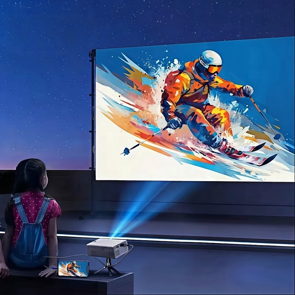 Velqorin – Mini projektor natív 1080P felbontással