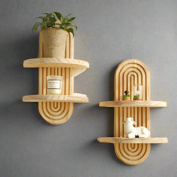 ArchaWood - Arched Decorative Wall Shelves