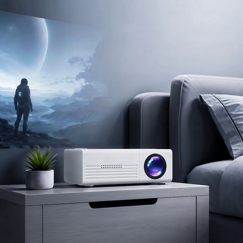 Velqorin – Mini projektor natív 1080P felbontással
