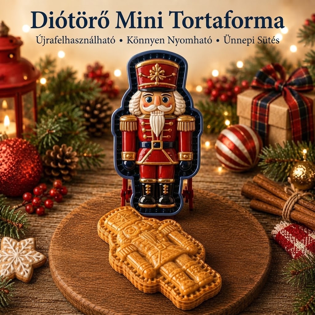 FestiveMold - Mini tortaforma 9 ünnepi mintával