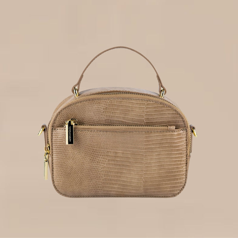 Structured Handbag with Adjustable Strap