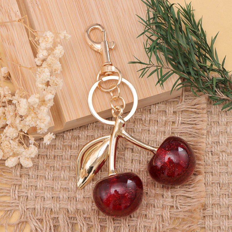 Cherry Pendant Keychain