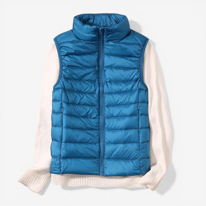 Women’s Sleeveless Zip-Up Jacket