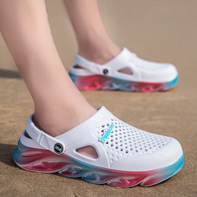 Women's Clogs with Adjustable Heel Strap