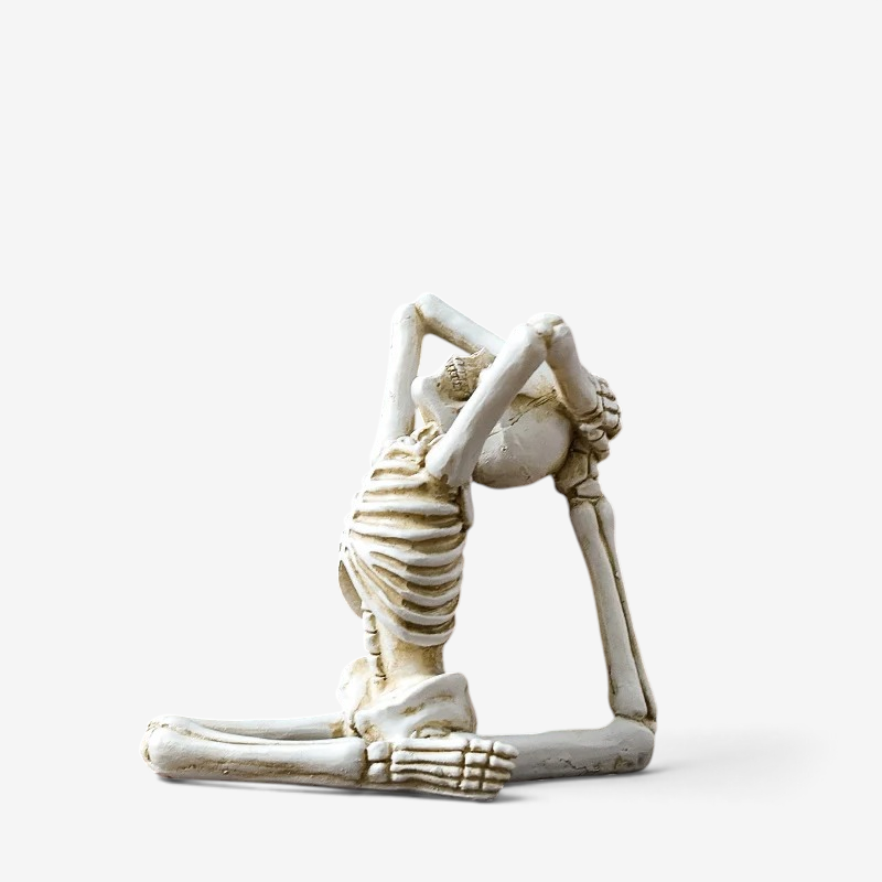 Spooky Skeleton Resin Figurine for Halloween