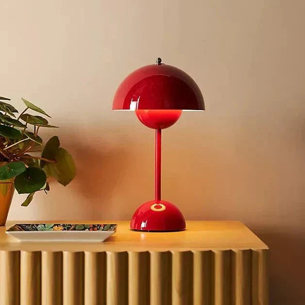 Lunarglo | LED Lamp Modern Sleek Design with Soft Ambient Glow | Energy-Efficient LED Lighting for Cozy, Inviting Atmosphere | Versatile Placement for Nightstand, Living Room or Office