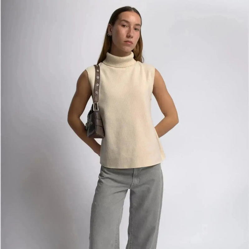 Zipped Compartment Shoulder Bag
