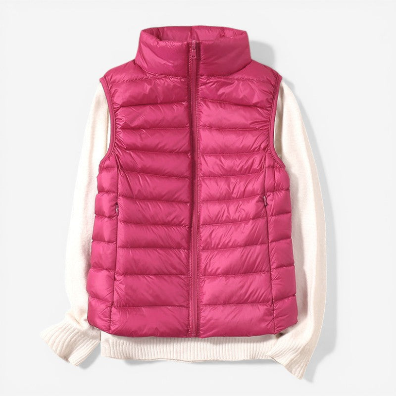 Women’s Sleeveless Zip-Up Jacket