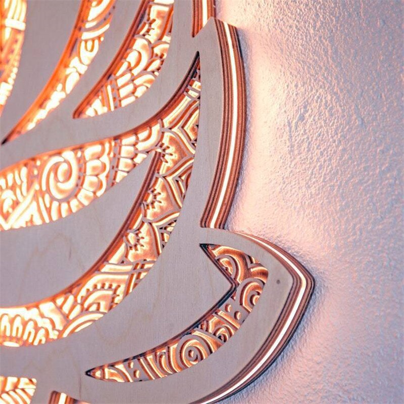 LumiLotus - Serene Lotus Flower Wall Light