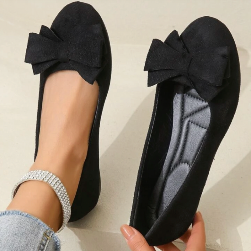 Round Toe Slip-On Ballet Flats