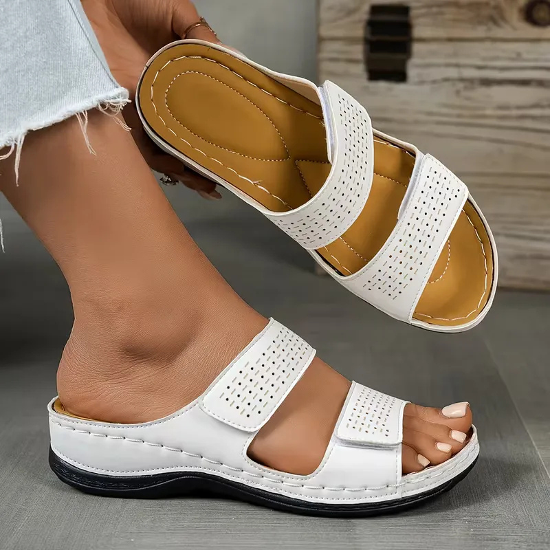 Double Strap Women's Slide Sandals