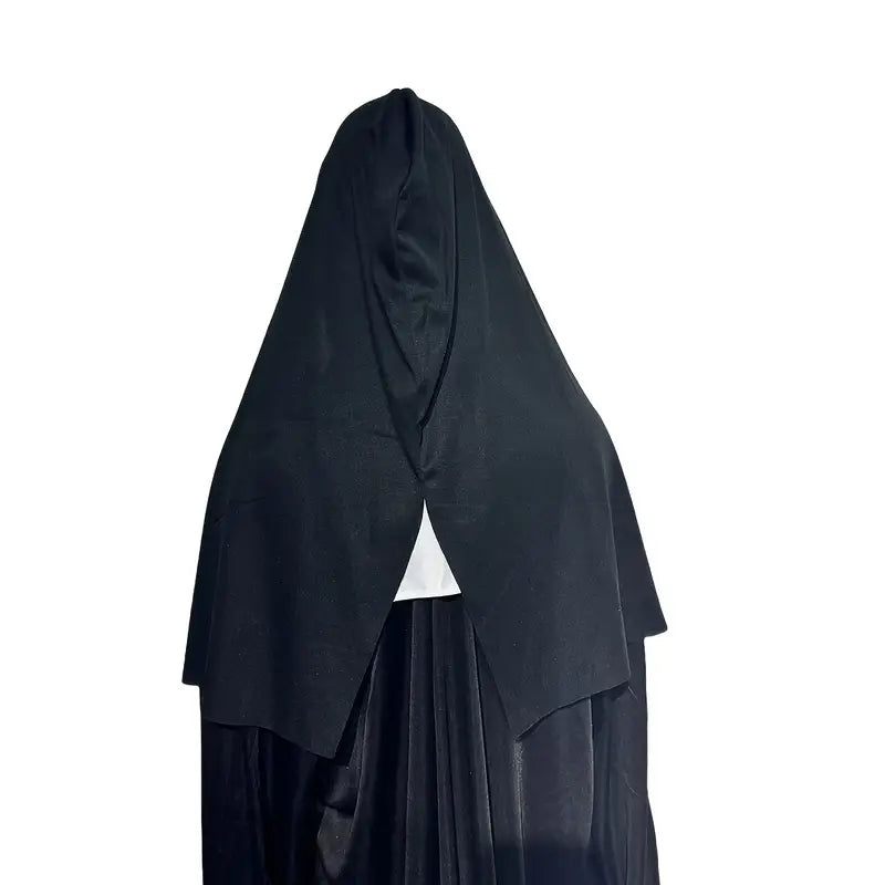 DarkVow Halloween Nun Mask – Horror Latex Mask for Adults