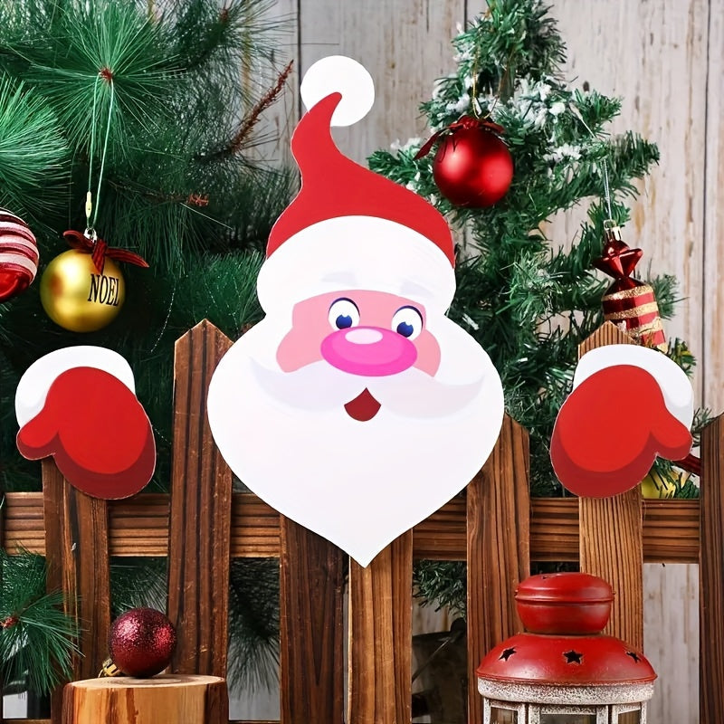 Festive | 3-Piece Christmas Fence Decoration Set