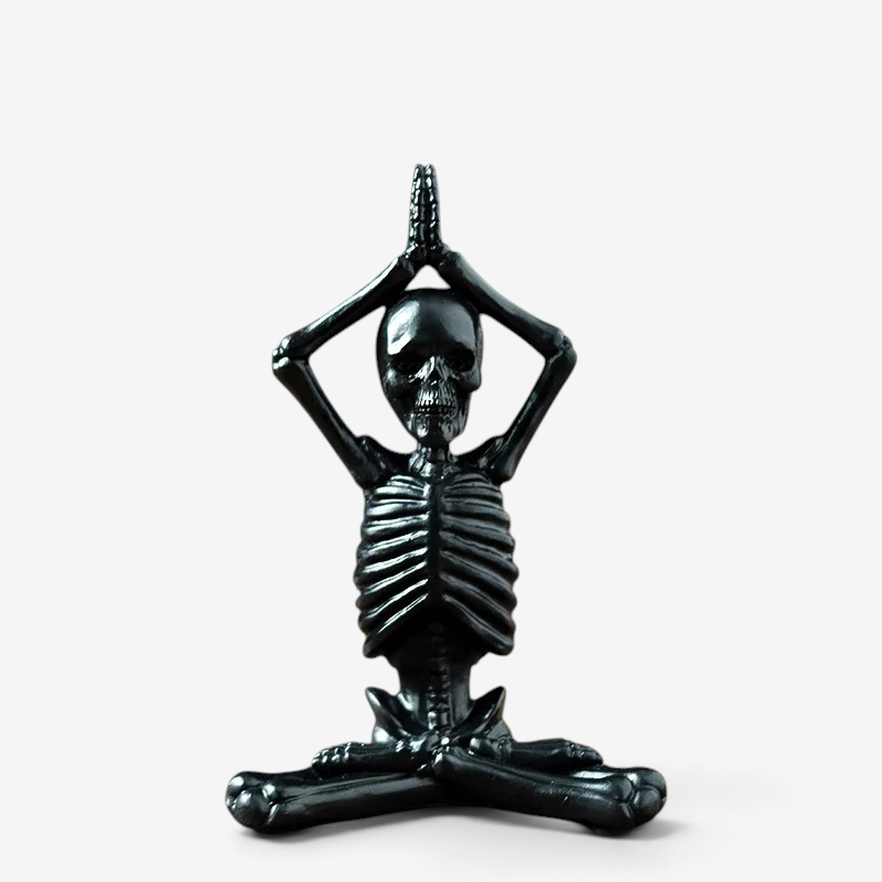 Spooky Skeleton Resin Figurine for Halloween