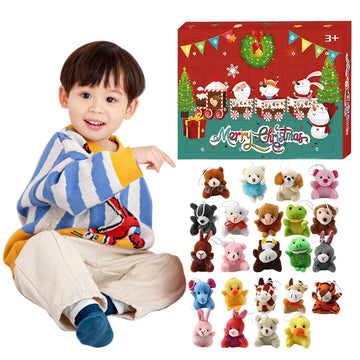 Plush toys with mini animals Christmas Advent calendar