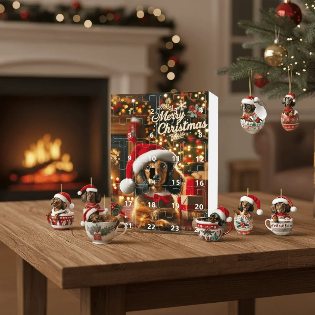 Dachgift - Tacskó témájú adventi naptár 24 kiegészítővel