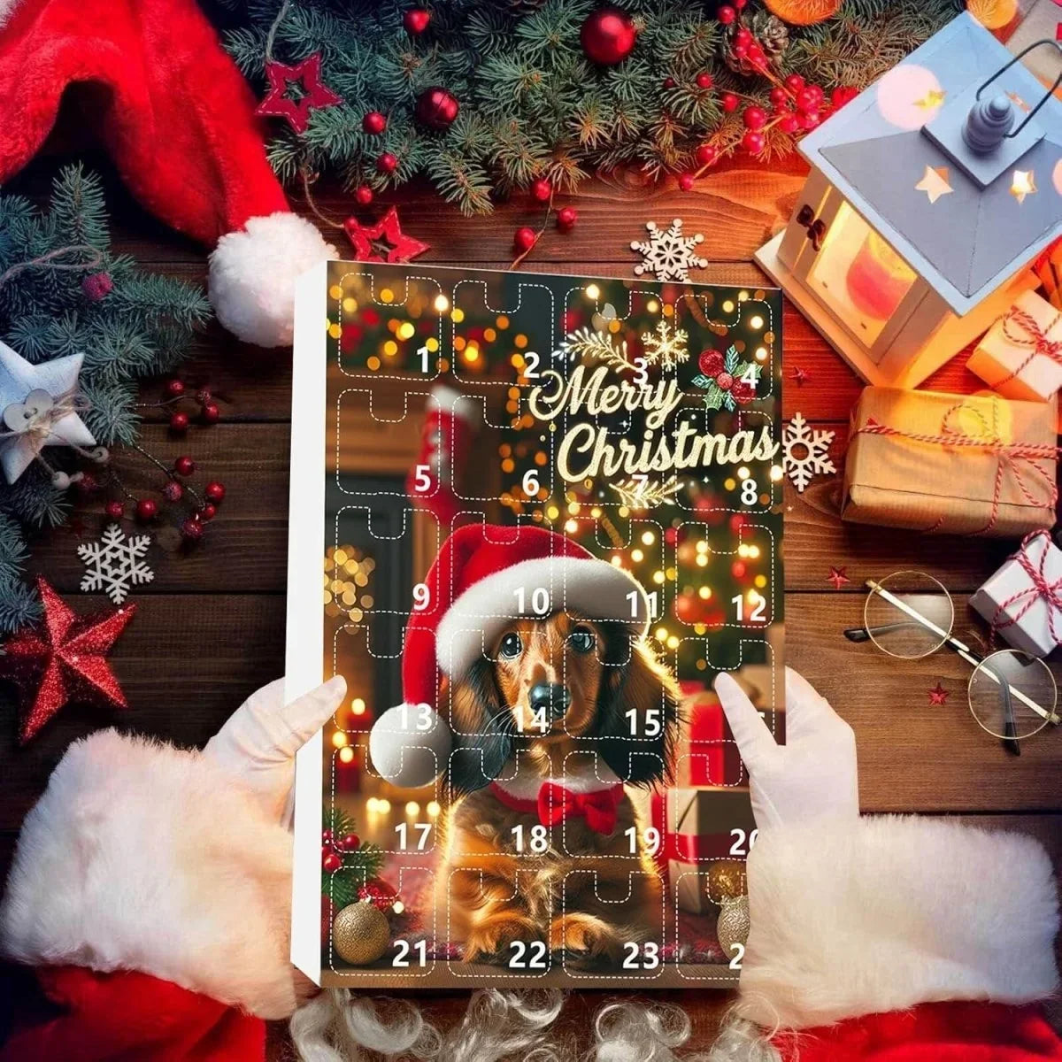 Dachgift - Tacskó témájú adventi naptár 24 kiegészítővel