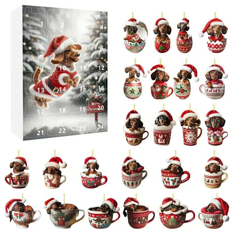 Dachgift - Tacskó témájú adventi naptár 24 kiegészítővel