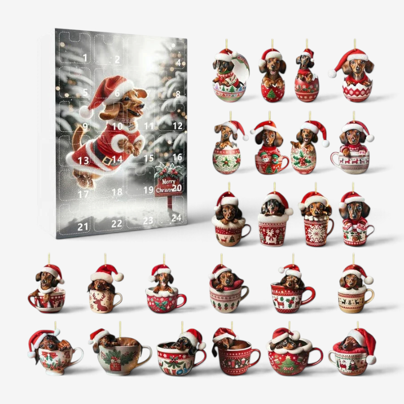 Dachgift - Tacskó témájú adventi naptár 24 kiegészítővel