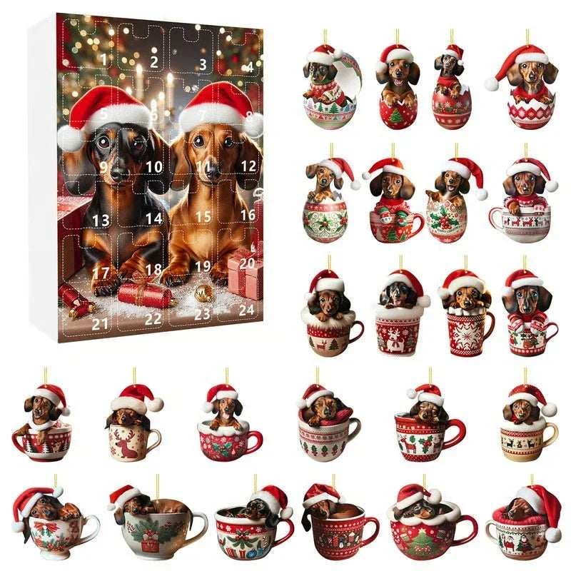 Dachgift - Tacskó témájú adventi naptár 24 kiegészítővel