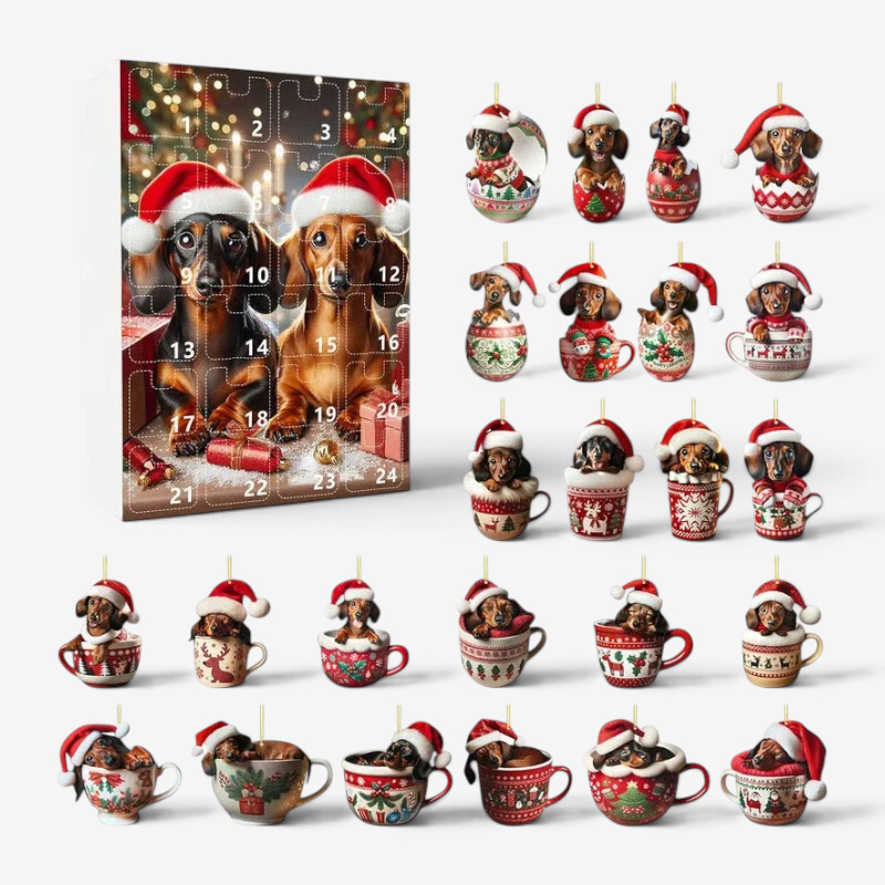 Dachgift - Tacskó témájú adventi naptár 24 kiegészítővel