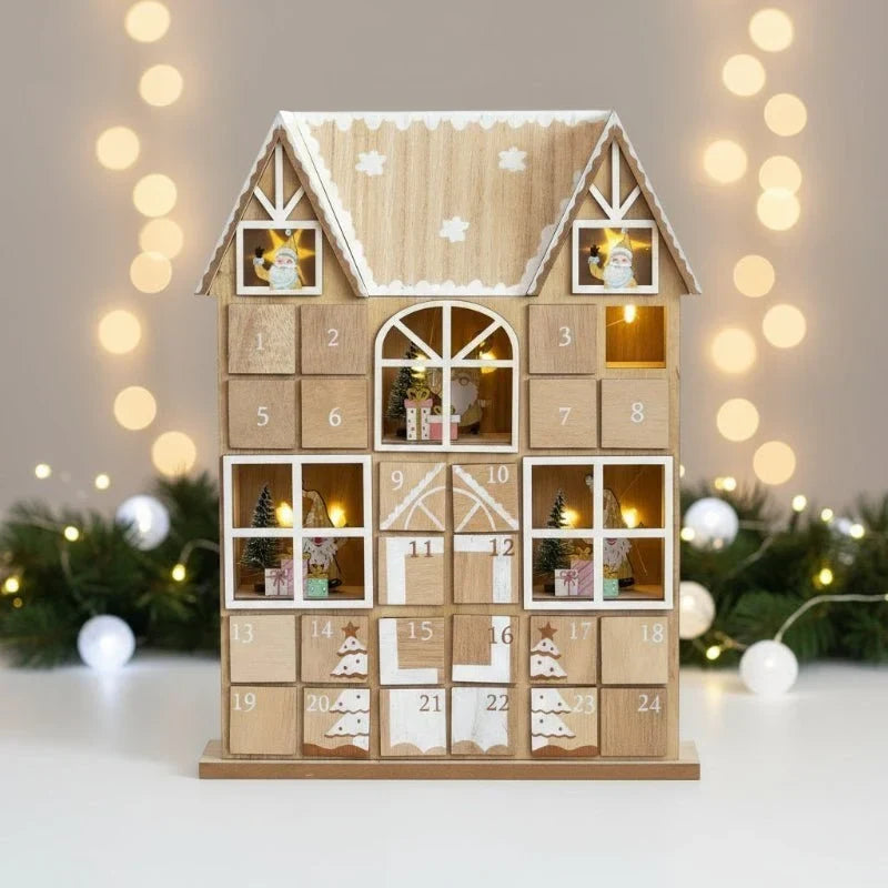 Glowvent - Fa adventi naptár LED világítással