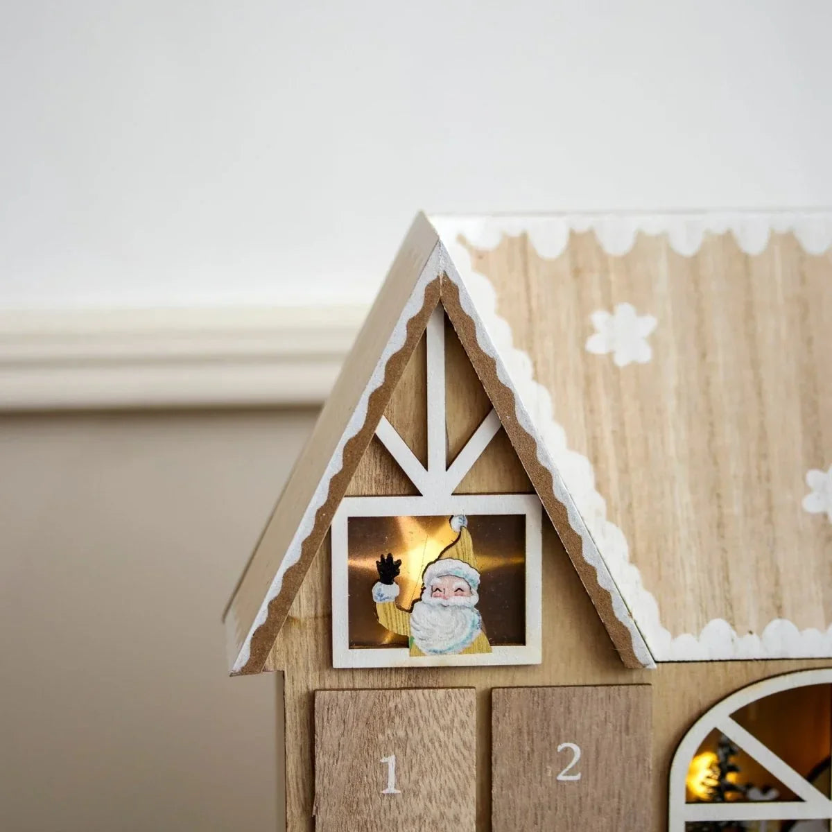 Glowvent - Fa adventi naptár LED világítással
