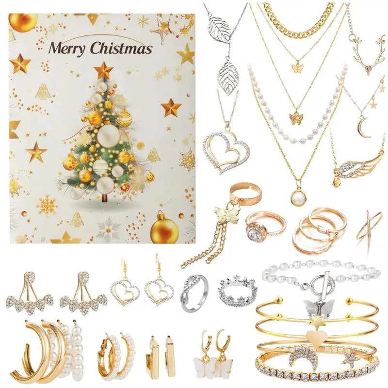 JewelReveal - Ékszer Adventi Naptár 2026 Nyakláncokkal és Gyűrűkkel