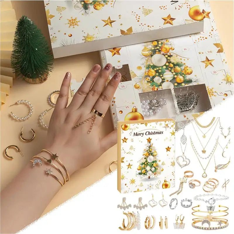 JewelReveal - Ékszer Adventi Naptár 2026 Nyakláncokkal és Gyűrűkkel