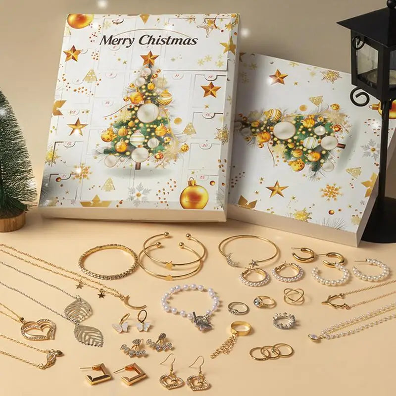 JewelReveal - Ékszer Adventi Naptár 2026 Nyakláncokkal és Gyűrűkkel