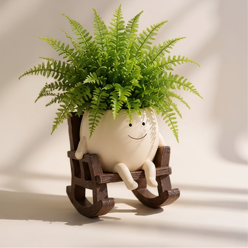 Potwhirl - Dekoratív lengő kaspó kis növényekhez