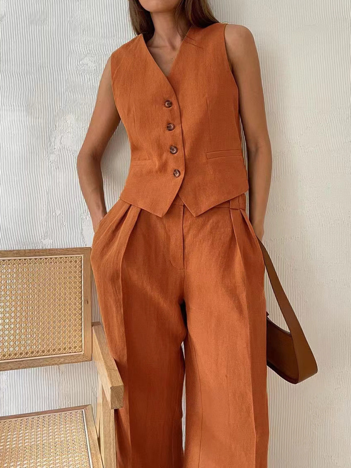 Alina Summer Chic Two-Piece Set