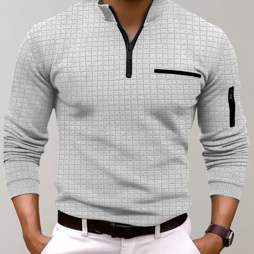 Noah Kvarte-Zip Pullover with adjustable styling