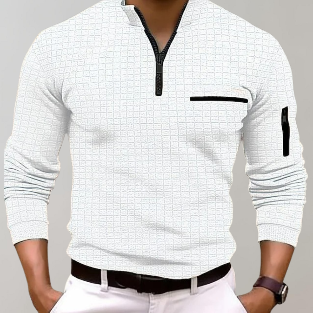 Noah Kvarte-Zip Pullover with adjustable styling