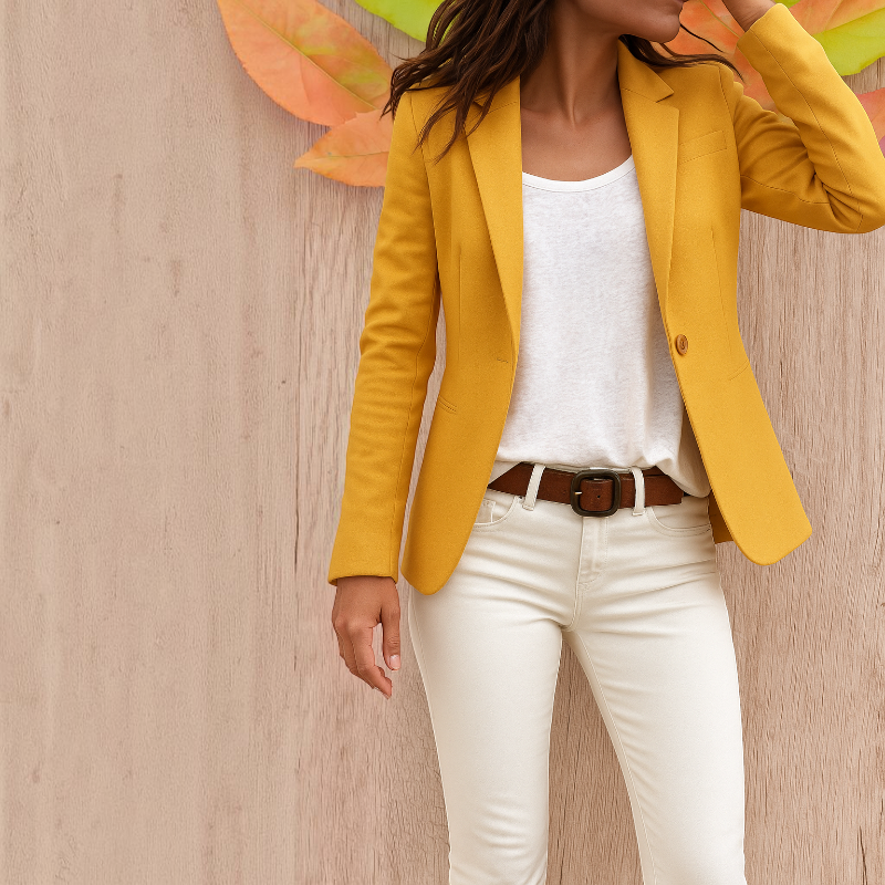 Chic Women’s Notched Collar Blazer