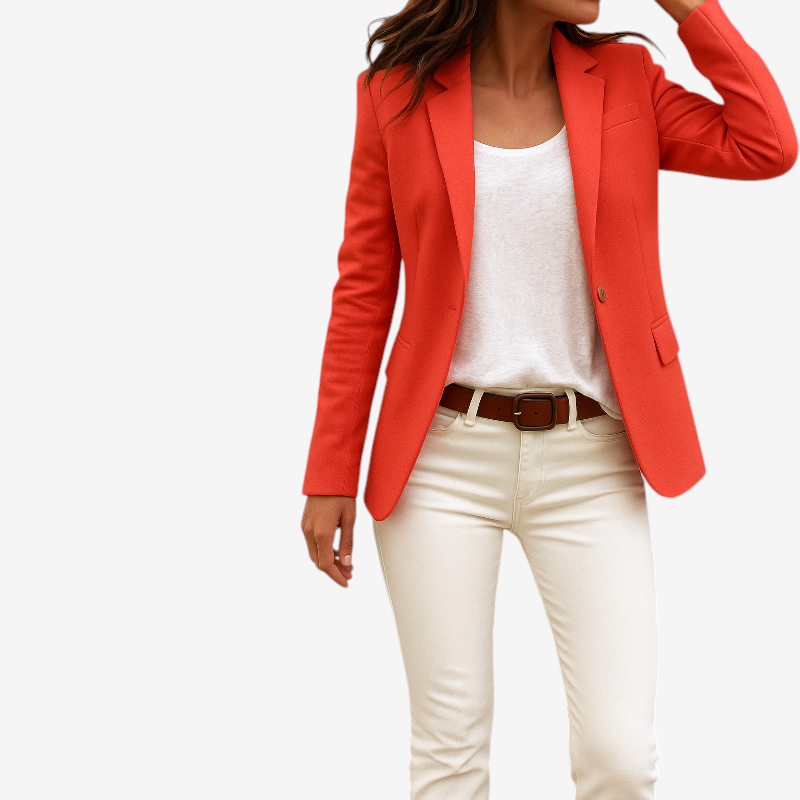 Chic Women’s Notched Collar Blazer