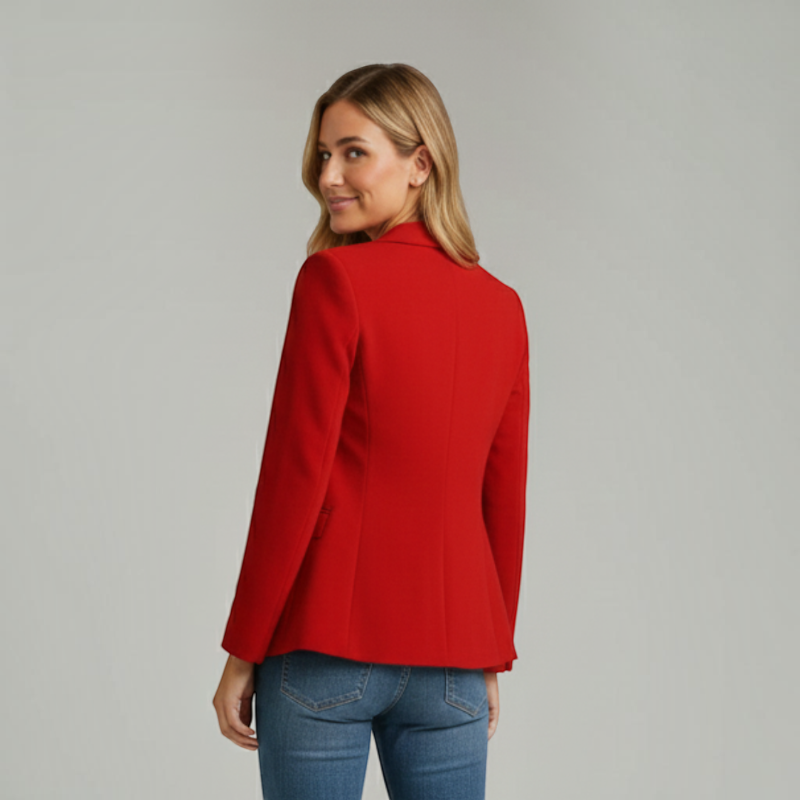 Women’s Stylish Folded Collar Blazer