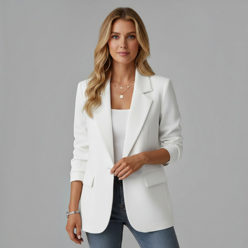 Women’s Stylish Folded Collar Blazer