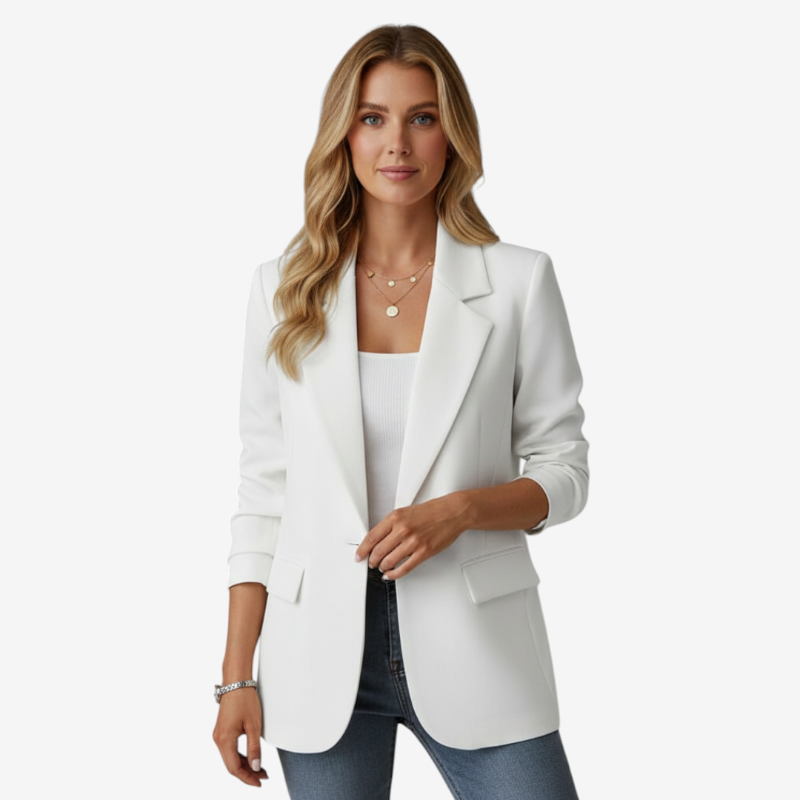 Women’s Stylish Folded Collar Blazer