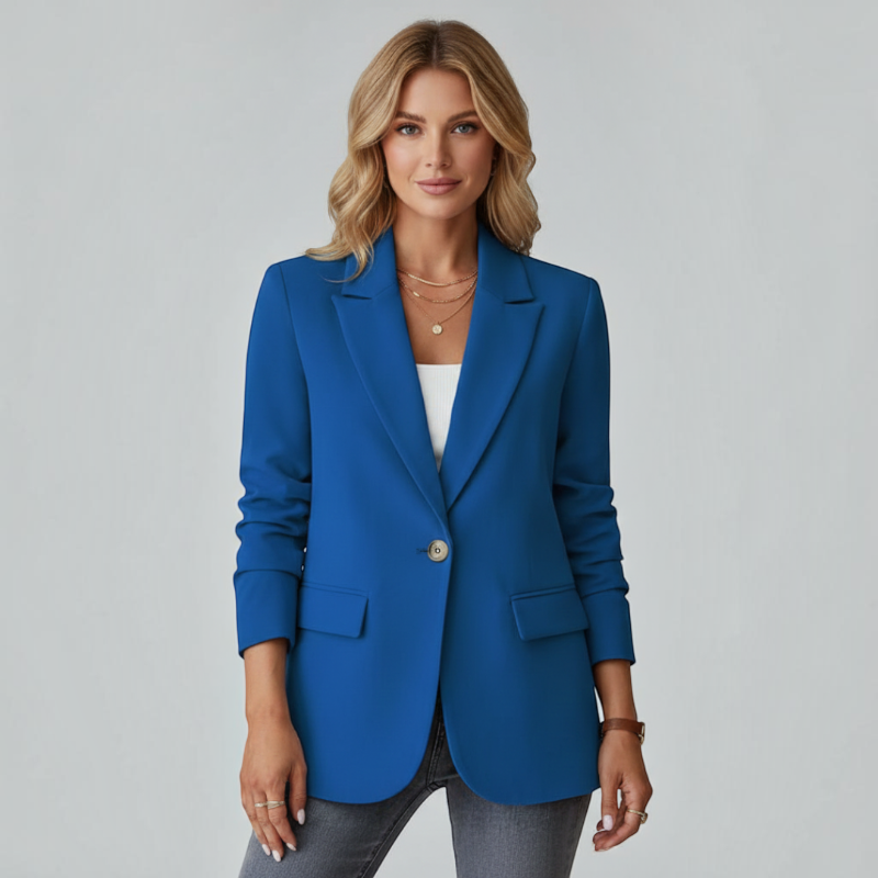 Women’s Stylish Folded Collar Blazer