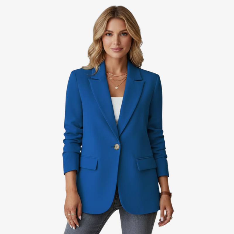 Women’s Stylish Folded Collar Blazer