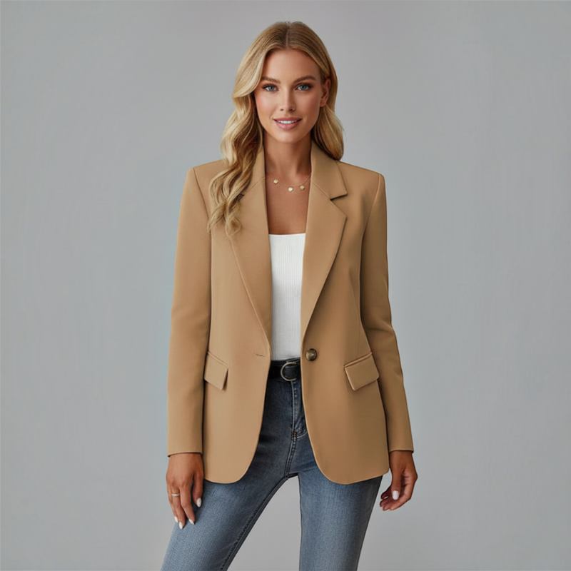 Women’s Stylish Folded Collar Blazer