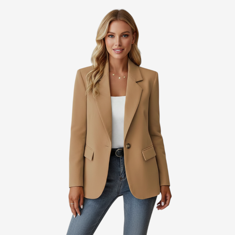 Women’s Stylish Folded Collar Blazer