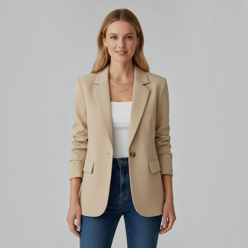 Women’s Stylish Folded Collar Blazer