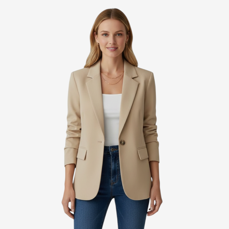 Women’s Stylish Folded Collar Blazer