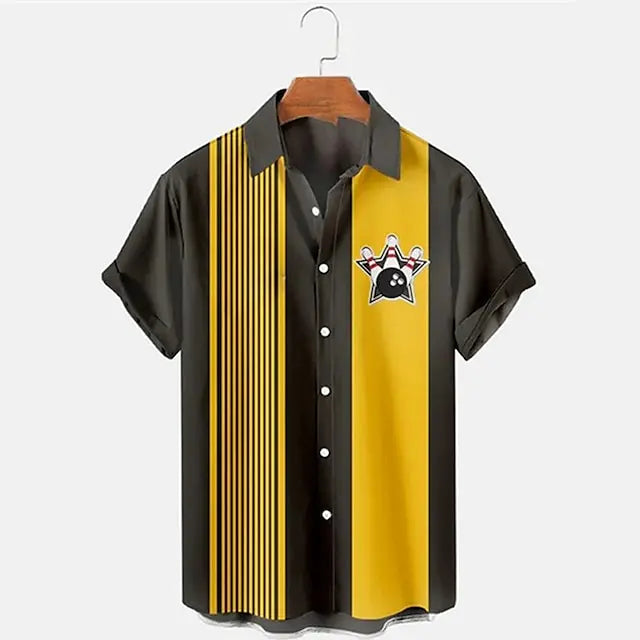 Emil Unik Shirt with Button Placket and Classic Collar