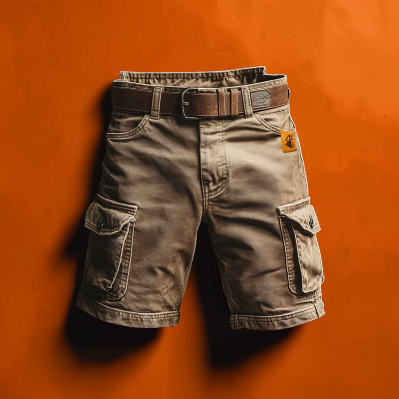 Men's Versatile Multi-Pocket Shorts
