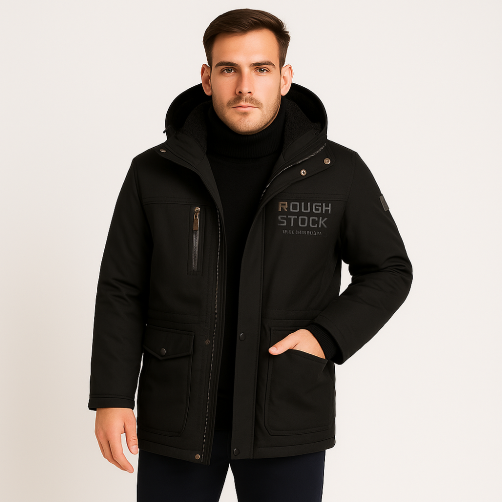 Friedrich | Men's Winter Fleece Jacket with Hood and Zip